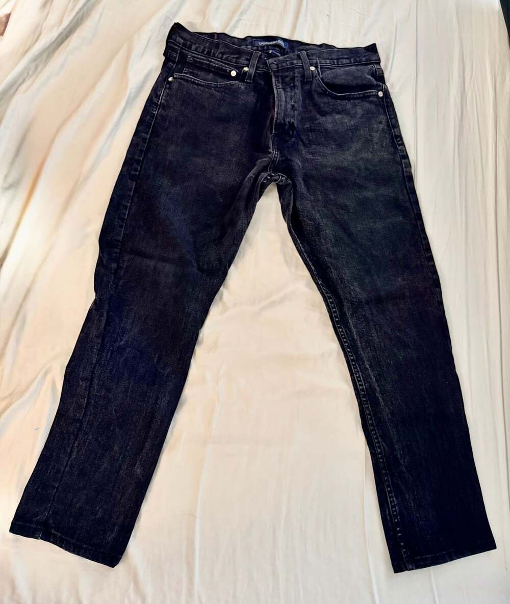 Calvin Klein Jeans CKJ035 Straight Black Denim Size 32x30
